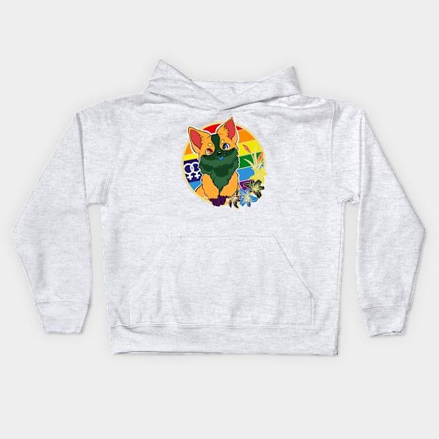 Double Venus (Lesbian): corgi Kids Hoodie by ThBlkBirdDaliah